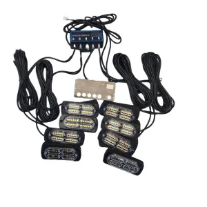oto uzay uyumlu 17 fonksiyonlu çakar lamba 12-30v 24 led 8 adet kırmızı*mavi set / LAPA548 modelleri Oto Aksesuar Shop'de. Kaliteli malzeme, hızlı kargo ve