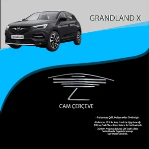 Opel Grandland X Krom Cam Çerçevesi 12 Parça (2017+)DRS Tuning kalitesiyle tanışın! Özel olarak Opel  model araçlar için üretilen bu ürün, otomobilinizin hatlar