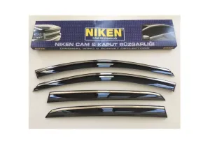 Niken Skoda Kamiq 2018- Kromlu Cam Rüzgarlığı 4 LÜ thumb 2