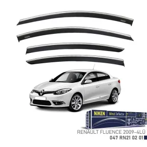 Niken Renault Fluence 2009 -Kromlu Cam Rüzgarlığı 4 LÜDRS Tuning kalitesiyle tanışın! Özel olarak Renault  model araçlar için üretilen bu ürün, otomobilinizin h