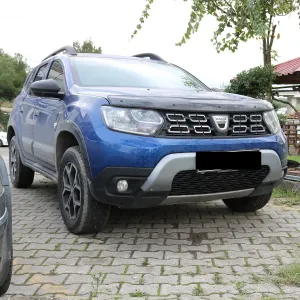 Dacia Duster Ön Tampon Koruma U Model Difüzör Abs Mat Gri 2018- thumb 2