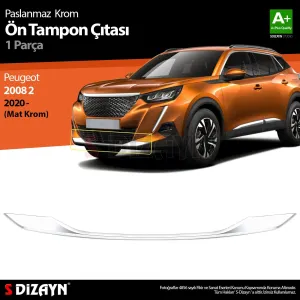 S-Dizayn Peugeot 2008 2 Krom Ön Tampon Çıtası 2020-2023 (Mat Krom)Araca &Ouml;zel Krom Aksesuar
*&Uuml;r&uuml;n Mat Krom olarak satılmaktadır*&nbsp;
&Uuml;r&uum