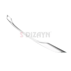 S-Dizayn Peugeot 2008 2 Krom Ön Tampon Çıtası 2020 Üzeri (Mat Krom) thumb 3
