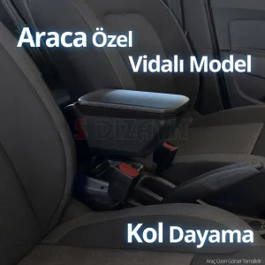 S-Dizayn Citroen C-Elysee Kol Dayama Kolçak ABS Vidalı Siyah 2012 Üzeri A+ Kalite thumb 5