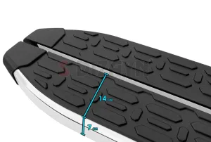 S-Dizayn Mitsubishi L200 5 Makyajlı Evo Krom Yan Basamak 203 Cm 2019-2023 thumb 5