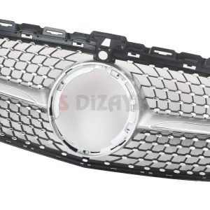S-Dizayn Mercedes C-Class W205 Ön Panjur Krom Diamond Model 2019 Üzeri - Görsel 4