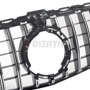 S-Dizayn Mercedes C-Class W205 Ön Panjur Krom GTR Model 2019 Üzeri - Görsel 5