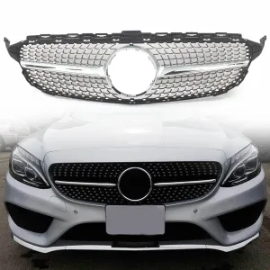 s-dizayn uyumlu Mercedes C-Class W205 Ön Panjur Krom Diamond Model 2015-2018 modelleri Oto Aksesuar Shop'de. Kaliteli malzeme, hızlı kargo ve güvenli
