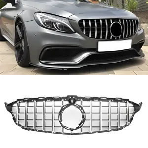 s-dizayn uyumlu Mercedes C-Class W205 Ön Panjur Krom GTR Model 2015-2018 modelleri Oto Aksesuar Shop'de. Kaliteli malzeme, hızlı kargo ve güvenli alışverişle