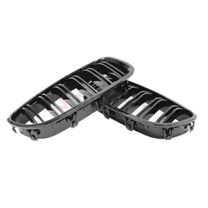 S-Dizayn Bmw 5 Serisi F10/F11/F18 Ön Panjur Böbrek Parlak Siyah Piano Black M5 Model 2010-2016 thumb 5