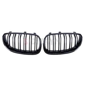 S-Dizayn Bmw 5 Serisi E60/E61 Ön Panjur Böbrek Parlak Siyah Piano Black M5 Model 2003-2009 - Görsel 3
