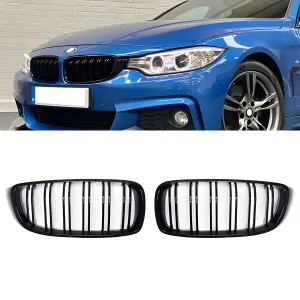 BMW 4 Serisi 2013-2020 (F32) uyumlu F32/F33/F36 Ön Panjur Böbrek Parlak Siyah Piano Black M4 Model 2012-2017 modelleri Oto Aksesuar Shop'de. Kaliteli malzeme,