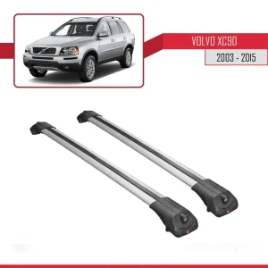 Volvo XC90 2003-2015 Arası ile uyumlu ACE-1 Ara Atkı Tavan Barı GRİ - Görsel 3