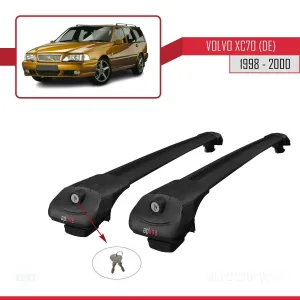 Volvo XC70 (DE) 1998-2000 Arası ile uyumlu ACE-1 Ara Atkı Tavan Barı SİYAH - Görsel 4