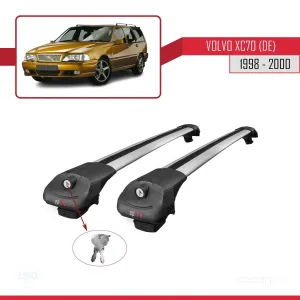 Volvo XC70 (DE) 1998-2000 Arası ile uyumlu ACE-1 Ara Atkı Tavan Barı GRİ thumb 4