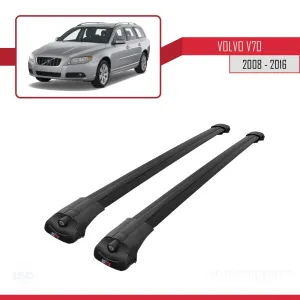 Volvo V70 2008-2016 Arası ile uyumlu ACE-1 Ara Atkı Tavan Barı SİYAH - Görsel 3