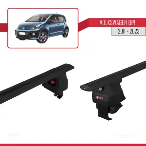 Volkswagen Up! 2011-2023 Arası ile uyumlu ACE-4 Ara Atkı Tavan Barı SİYAH - Görsel 5