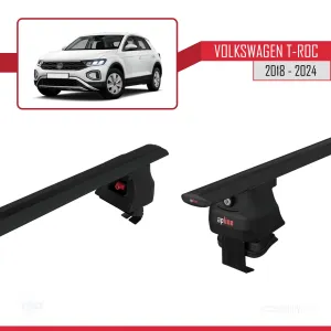Volkswagen T-Roc 2018 ve Sonrası ile uyumlu ACE-4 Ara Atkı Tavan Barı SİYAH - Görsel 5