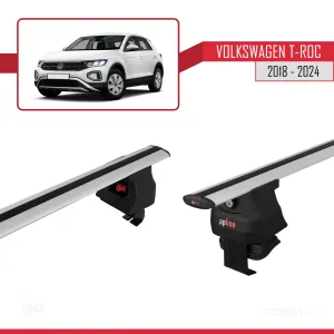 Volkswagen T-Roc 2018 ve Sonrası ile uyumlu ACE-4 Ara Atkı Tavan Barı GRİ thumb 3