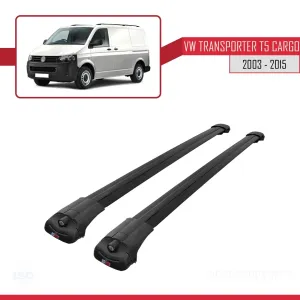 Volkswagen Transporter (T5) 2003-2015 Arası ile uyumlu ACE-1 Ara Atkı Tavan Barı SİYAH - Görsel 3
