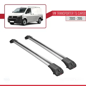 Volkswagen Transporter (T5) 2003-2015 Arası ile uyumlu ACE-1 Ara Atkı Tavan Barı GRİ - Görsel 3