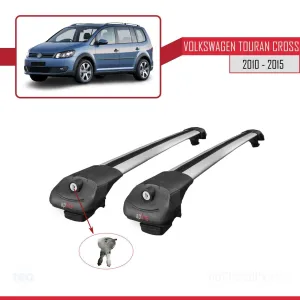 Volkswagen Touran 2010-2015 Arası ile uyumlu ACE-1 Ara Atkı Tavan Barı GRİ thumb 4