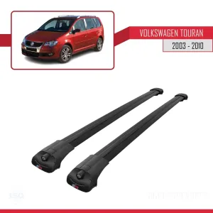 Volkswagen Touran 2003-2010 Arası ile uyumlu ACE-1 Ara Atkı Tavan Barı SİYAH thumb 3