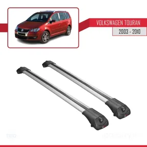 Volkswagen Touran 2003-2010 Arası ile uyumlu ACE-1 Ara Atkı Tavan Barı GRİ thumb 3