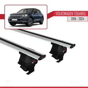 Volkswagen Touareg III (CR) 2019 ve Sonrası ile uyumlu ACE-4 Ara Atkı Tavan Barı GRİ thumb 4