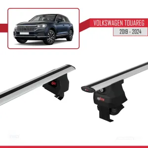 Volkswagen Touareg III (CR) 2019 ve Sonrası ile uyumlu ACE-4 Ara Atkı Tavan Barı GRİ thumb 5
