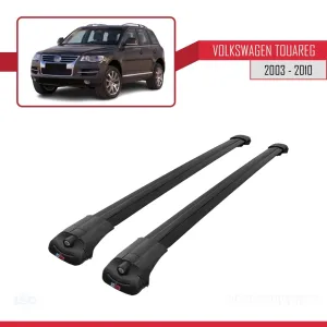 Volkswagen Touareg 2003-2010 Arası ile uyumlu ACE-1 Ara Atkı Tavan Barı SİYAH thumb 3