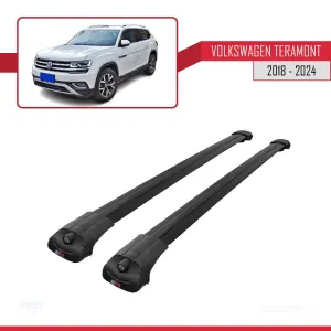 Volkswagen Teramont 2018 ve Sonrası ile uyumlu ACE-1 Ara Atkı Tavan Barı SİYAH - Görsel 3
