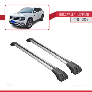 Volkswagen Teramont 2018 ve Sonrası ile uyumlu ACE-1 Ara Atkı Tavan Barı GRİ - Görsel 3