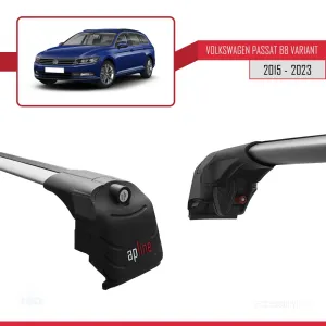 Volkswagen Passat VARIANT (B8) 2015-2023 Arası ile uyumlu ACE-2 Ara Atkı Tavan Barı GRİ - Görsel 4