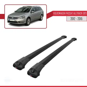 Volkswagen Passat Alltrack (B7) 2012-2015 Arası ile uyumlu ACE-1 Ara Atkı Tavan Barı SİYAH - Görsel 3