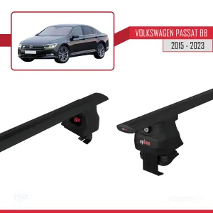 Volkswagen Passat (B8) 2019-2023 Arası ile uyumlu ACE-4 Ara Atkı Tavan Barı SİYAH - Görsel 5