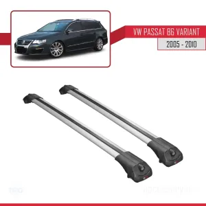 Volkswagen Passat (B6) VARIANT 2005-2010 Arası ile uyumlu ACE-1 Ara Atkı Tavan Barı GRİ - Görsel 3