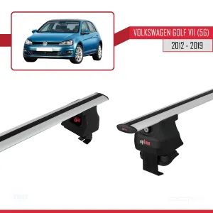 Volkswagen Golf VII (5G) 2012-2019 Arası ile uyumlu ACE-4 Ara Atkı Tavan Barı GRİ - Görsel 3