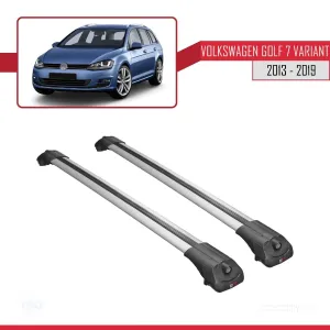 Volkswagen Golf 7 VARIANT 2013-2019 Arası ile uyumlu ACE-1 Ara Atkı Tavan Barı GRİ - Görsel 3