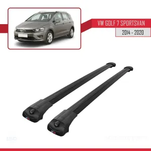 Volkswagen Golf 7 SPORTSVAN 2014-2020 Arası ile uyumlu ACE-1 Ara Atkı Tavan Barı SİYAH thumb 3