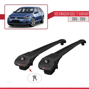 Volkswagen Golf (7) VARIANT 2013-2019 Arası ile uyumlu ACE-1 Ara Atkı Tavan Barı SİYAH - Görsel 4