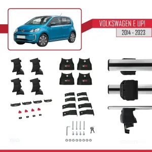 Volkswagen e-up! 2014-2023 ACE-4 Ara Atkı Tavan Barı Gri - Görsel 4