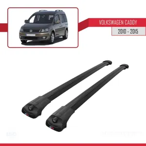 Volkswagen Caddy 2010-2015 Arası ile uyumlu ACE-1 Ara Atkı Tavan Barı SİYAH - Görsel 3