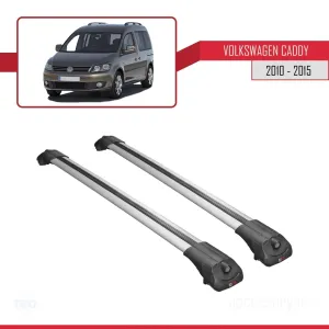 Volkswagen Caddy 2010-2015 Arası ile uyumlu ACE-1 Ara Atkı Tavan Barı GRİ - Görsel 3
