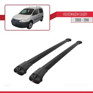 Volkswagen Caddy 2003-2010 Arası ile uyumlu ACE-1 Ara Atkı Tavan Barı SİYAH - Görsel 3