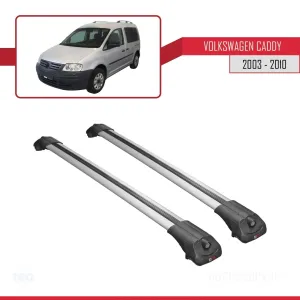 Volkswagen Caddy 2003-2010 Arası ile uyumlu ACE-1 Ara Atkı Tavan Barı GRİ - Görsel 3