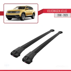 Volkswagen Atlas 2018-2023 ile uyumlu ACE-1 Ara Atkı Tavan Barı SİYAH - Görsel 3