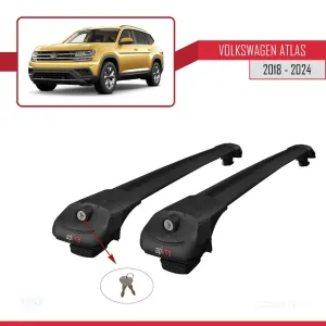Volkswagen Atlas 2018 ve Sonrası ile uyumlu ACE-1 Ara Atkı Tavan Barı SİYAH thumb 4