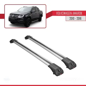 Volkswagen Amarok 2010-2016 Arası ile uyumlu ACE-1 Ara Atkı Tavan Barı GRİ - Görsel 3