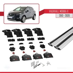 Vauxhall MOKKA X 2013-2020 Arası ile uyumlu ACE-2 Ara Atkı Tavan Barı GRİ - Görsel 5
